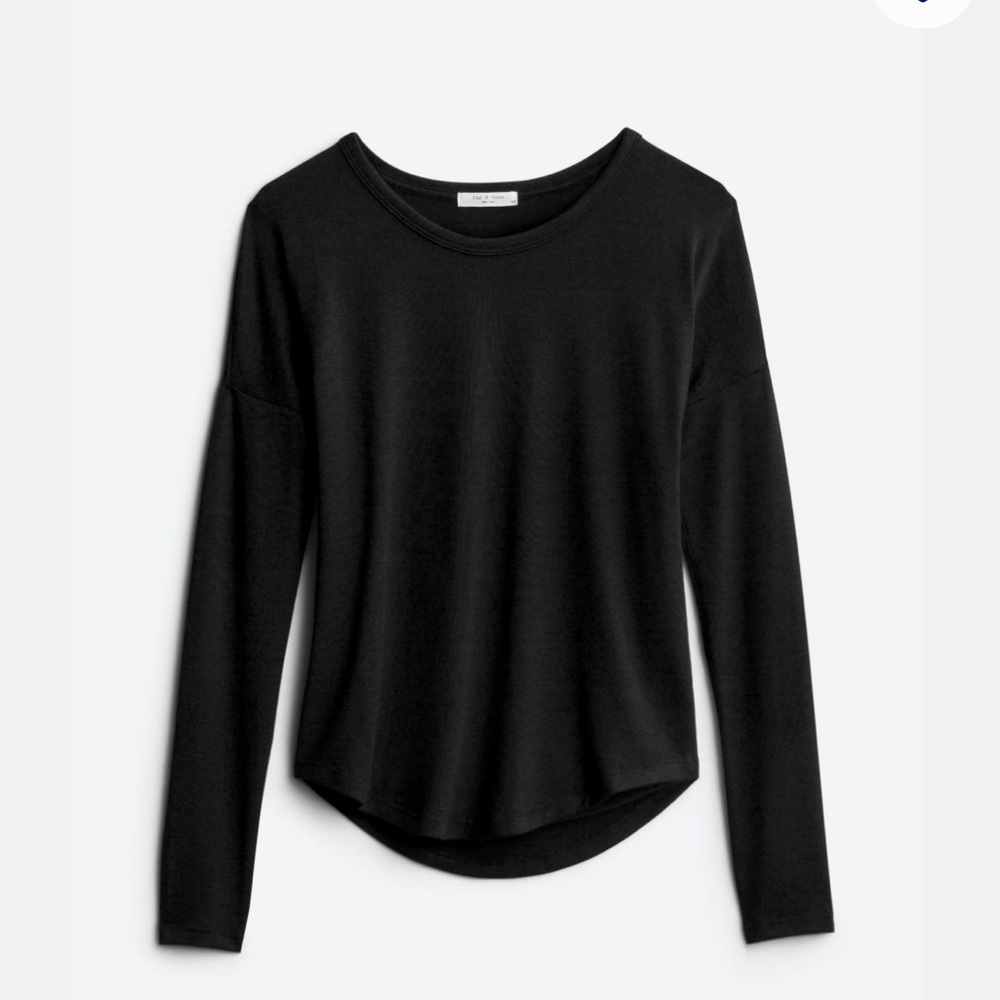 Rag & Bone Black Long Sleeve Tee- Small- worn once!